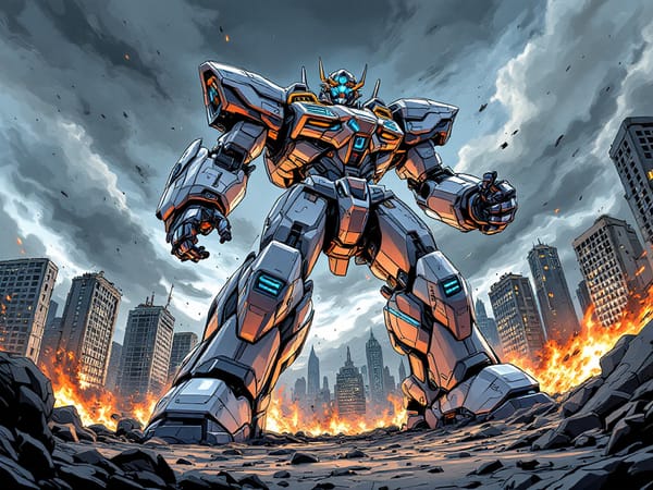 戦い - Steel Giants in Battle